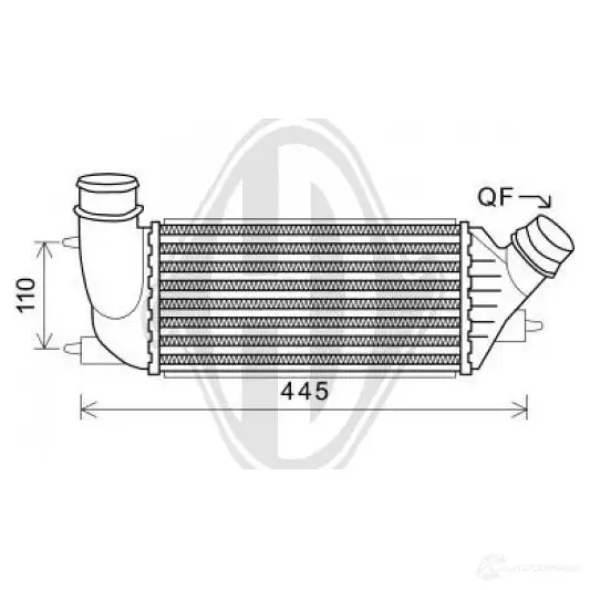 Интеркулер DIEDERICHS 2093107 dca1043 SA2 WDWD