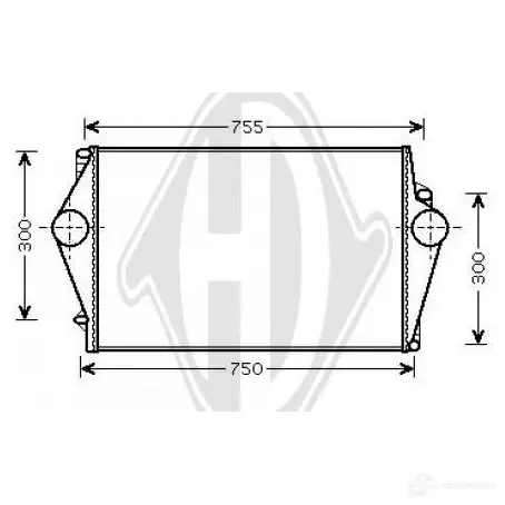 Интеркулер DIEDERICHS dca1026 2093092 YVD CNQ