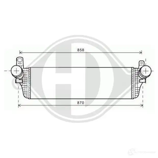 Интеркулер DIEDERICHS 2083839 A9TI ILG 8227302