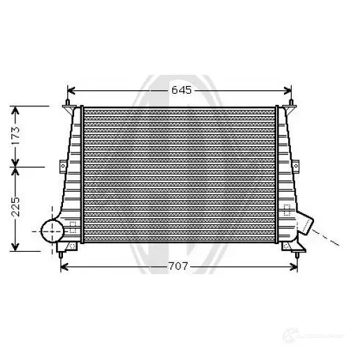 Интеркулер DIEDERICHS 2093119 045O0 3B dca1055 изображение 0
