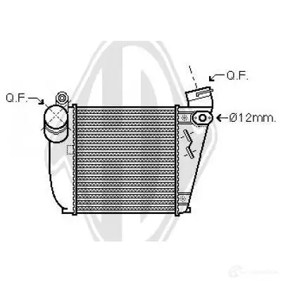 Интеркулер DIEDERICHS dca1038 2093103 42EB8 XZ изображение 0