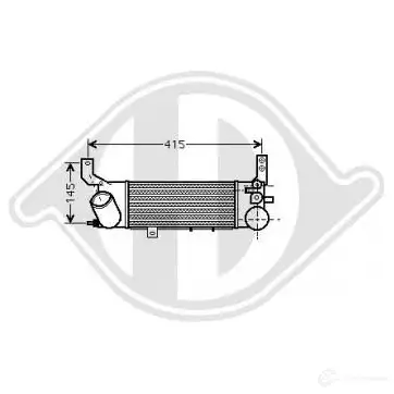 Интеркулер DIEDERICHS 2096915 dcm2284 NYF S26C изображение 0