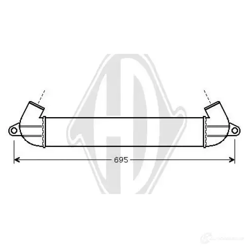 Интеркулер DIEDERICHS dca1060 B 8R4LYC 2093124