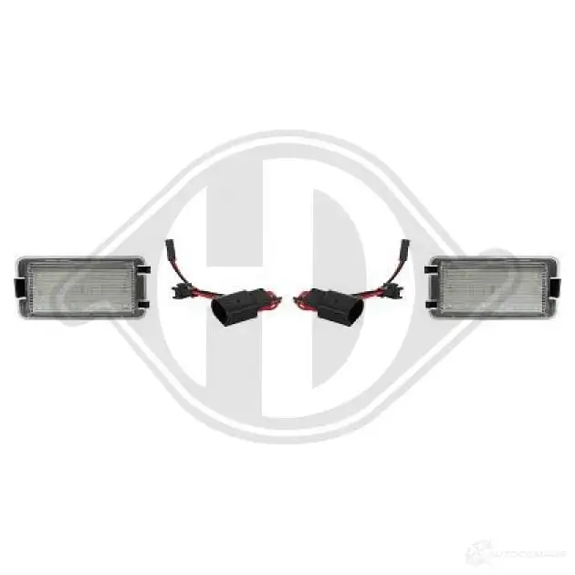 Фонарь подсветки номера DIEDERICHS 1424624811 5P0 943 021 1M6 943 021 lid10406