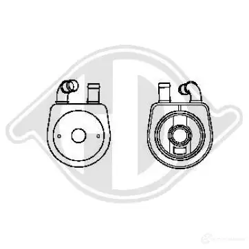 Масляный радиатор двигателя DIEDERICHS QW7S G dco1024 2098512 изображение 0