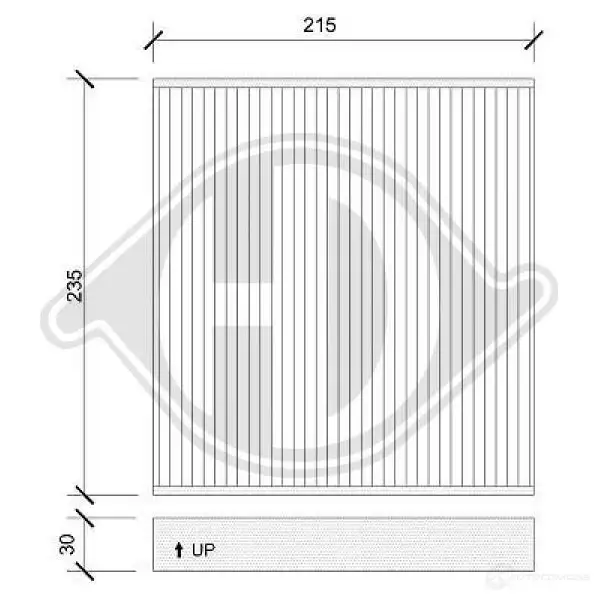 Салонный фильтр DIEDERICHS 2094571 dci1139 MVR XY изображение 0