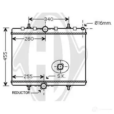 Амортизатор DIEDERICHS H MK387 9970050l 2088024