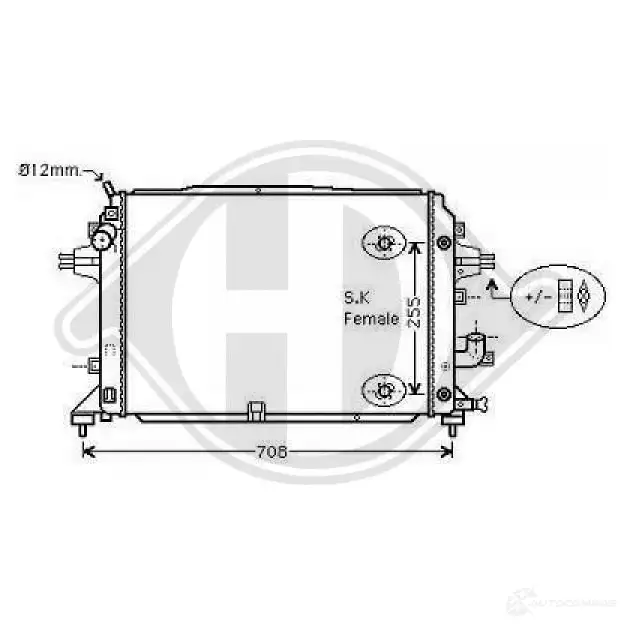 Амортизатор DIEDERICHS 2088409 X G1VM 9970409l