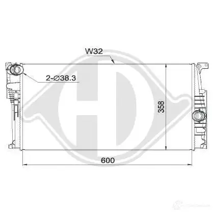 Боковина DIEDERICHS 2087815 0 QC2M 9740432