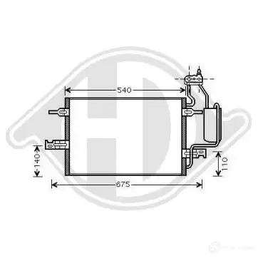 Амортизатор багажника, упор задней двери DIEDERICHS HL Q8IU 9182400 2086990