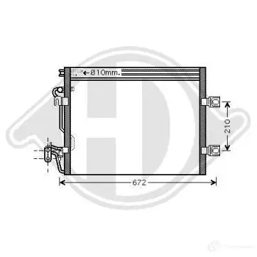 Амортизатор багажника, упор задней двери DIEDERICHS 9180601 JH GBA 2086982