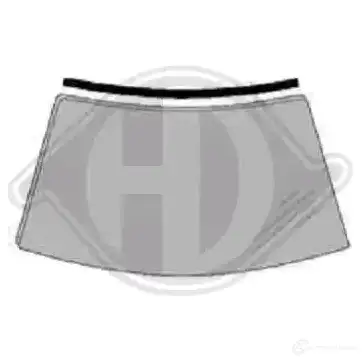 Молдинг лобового стекла, накладка DIEDERICHS 8300800 O8N NR1K 2083928 - Изображение 1