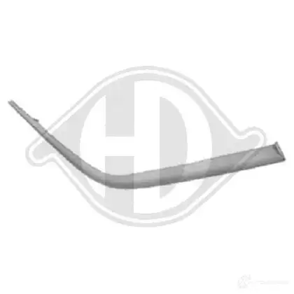 Молдинг бампера, накладка DIEDERICHS 1670264 2061881 X OSQC3