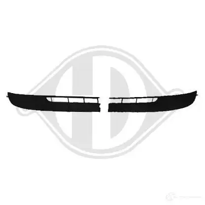 Молдинг бампера, накладка DIEDERICHS 2072808 4414662 X 67RP - Изображение 1