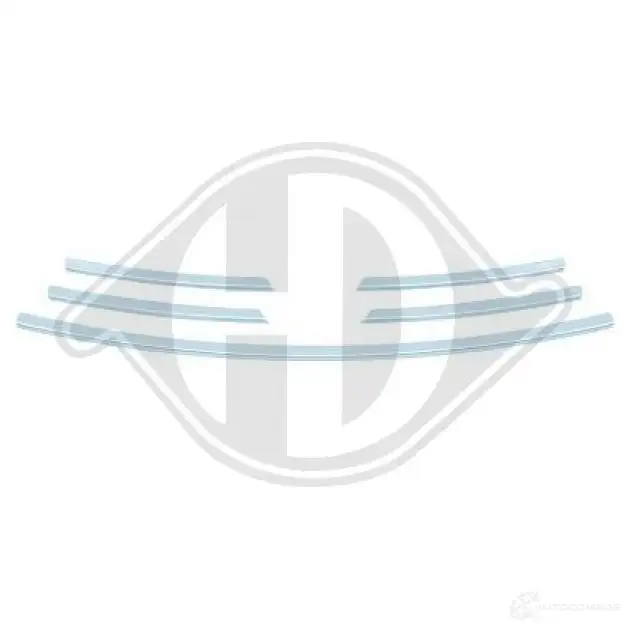 Молдинг решетки радиатора, накладка DIEDERICHS U0ODI1 U 1418931047 4497042