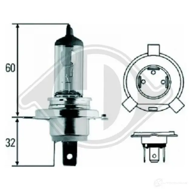 Лампа фары DIEDERICHS 9 CWLN lid10009 1222014031 изображение 0