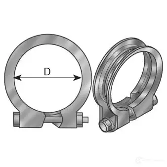 Cl exhaust system DINEX 99051 1941609 7CTJ MX