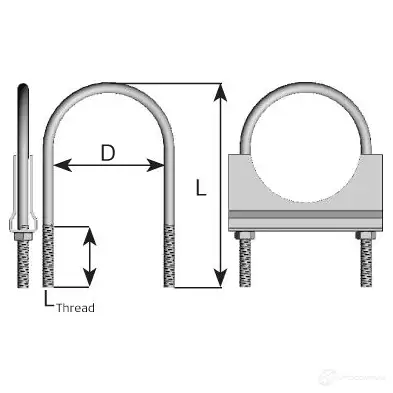 Cl exhaust system DINEX UI 9M1 1940718 90105 изображение 0