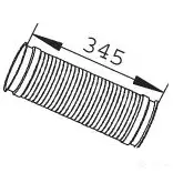 Выхлопная труба глушителя DINEX IB 94LC 68085 1938534 изображение 0