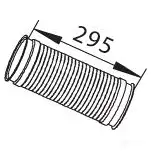 Выхлопная труба глушителя DINEX 1938541 X Y0F2F 68092 изображение 0