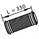 Выхлопная труба глушителя DINEX 81113 M108Y UF 1940183 изображение 0