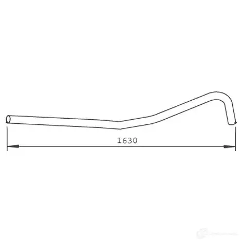 Выхлопная труба глушителя DINEX 53630 Q1ZLW M7 1937135
