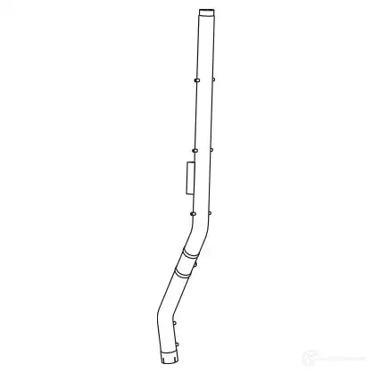 Выхлопная труба глушителя DINEX 64677 3HQ L7 1938139 изображение 0