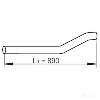 Выхлопная труба глушителя DINEX 47284 QLQYU O 1934930