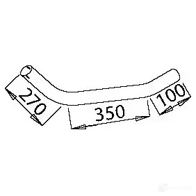 Выхлопная труба глушителя DINEX 51173 H29 IM 1936374