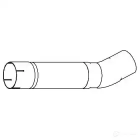 Выхлопная труба глушителя DINEX 86KQG ER 64236 1937889 изображение 0