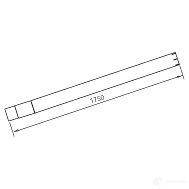 Выхлопная труба глушителя DINEX 64537 1938059 HS1J G