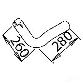 Выхлопная труба глушителя DINEX 755 5PH2 1936363 51157
