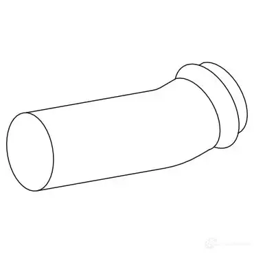Выхлопная труба глушителя DINEX ZES GC1P 1939674 80186 изображение 0