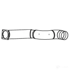 Выхлопная труба глушителя DINEX 1937830 CA4T 2T 64151 изображение 0