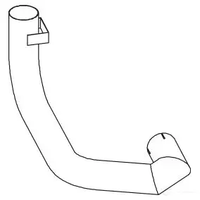 Выхлопная труба глушителя DINEX 1938177 64724 GKW6 I изображение 0