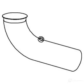 Выхлопная труба глушителя DINEX 68628 1938768 T I8LJP изображение 0
