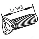 Выхлопная труба глушителя DINEX 1932501 NAG WK 28200 изображение 0