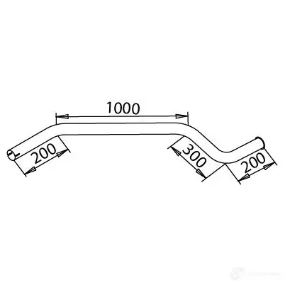 Выхлопная труба глушителя DINEX A B78ZR0 51617 1936550