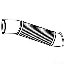 Выхлопная труба глушителя DINEX 1938526 S8 WJN9T 68053 изображение 0