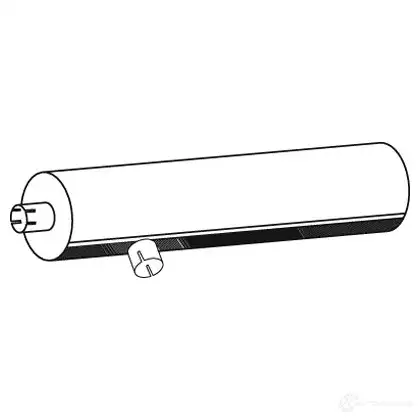 Средний концевой глушитель DINEX 80309 YL6 2E 1939774