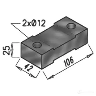 Резинка глушителя DINEX TPMHU I 1931566 21828 изображение 0