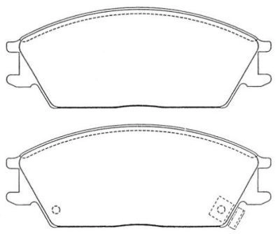 Тормозные колодки дисковые, комплект AISIN W 5SRDI 6199832 ASN-112W 5411450605342