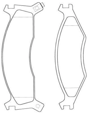 Тормозные колодки дисковые, комплект AISIN 60180770 5411450606424 ASN-2041 6 CU0A9X изображение 0