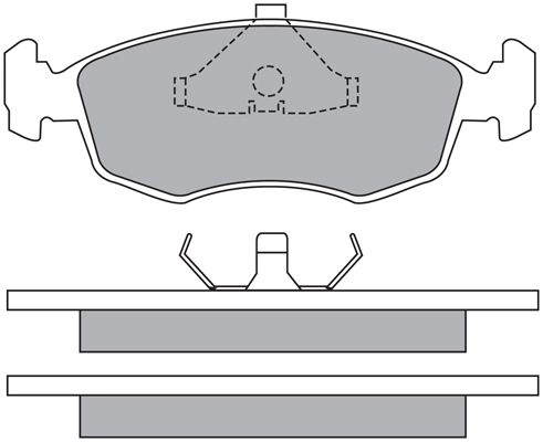 Тормозные колодки дисковые, комплект AISIN 5411450607162 59130916 ASN-2112 833 GQBK