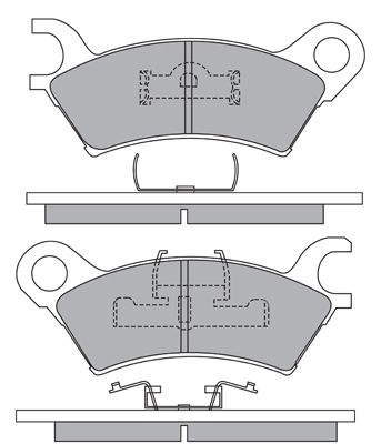 Тормозные колодки дисковые, комплект AISIN 5411450607179 ASN-2113 150621871 U 486125 изображение 0