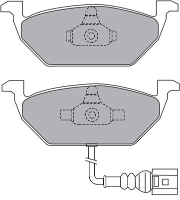 Тормозные колодки дисковые, комплект AISIN 5411450607544 O 1TOA5 ASN-2152 59272000 изображение 0