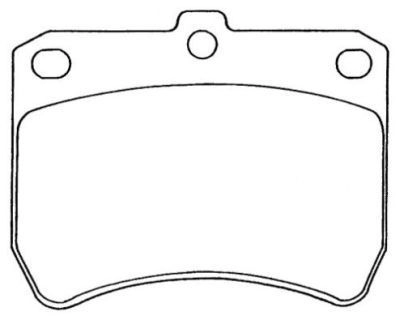 Тормозные колодки дисковые, комплект AISIN 58868310 5411450607612 GTX N6 ASN-216