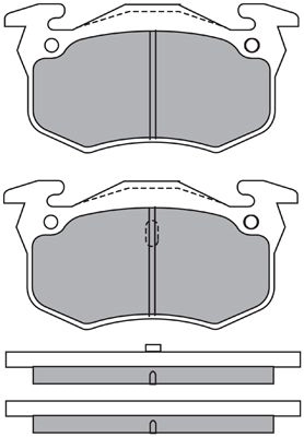 Тормозные колодки дисковые, комплект AISIN 5411450607919 TVD OGR 60565512 ASN-2194 изображение 0