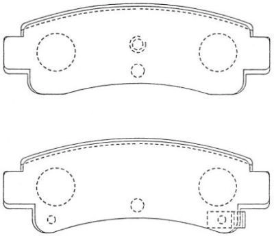 Тормозные колодки дисковые, комплект AISIN 1423490670 ASN-237W KKH E1YC изображение 0
