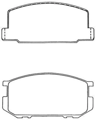 Тормозные колодки дисковые, комплект AISIN ASN-67 I FKWC25 5411450608817 150567721 изображение 0